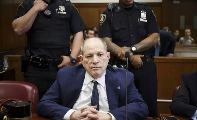 Harvey Weinstein appears at Manhattan criminal court in New York, Tuesday, June 10, 2025. (Michael Nagle/Pool Photo via AP)