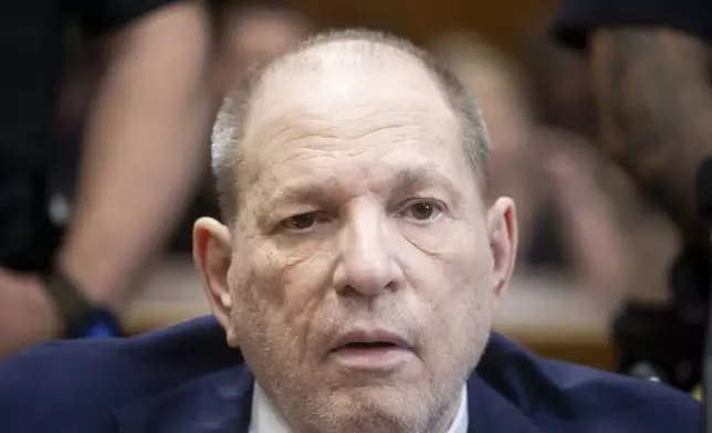 Harvey Weinstein appears at Manhattan criminal court in New York, Tuesday, June 10, 2025. (Michael Nagle/Pool Photo via AP)