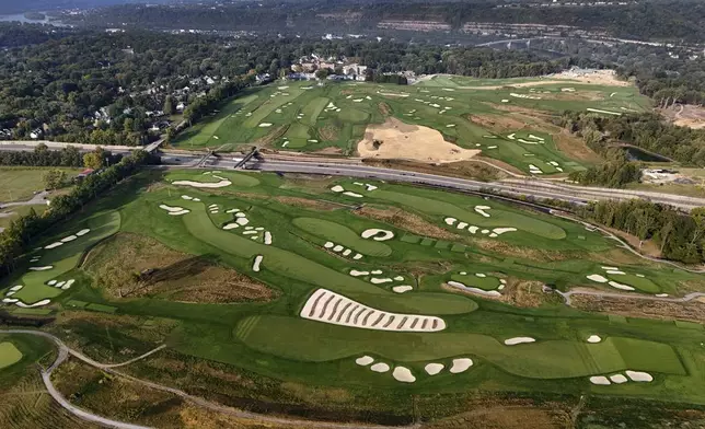 FILE - This is an overall photo of Oakmont Country Club in Oakmont, Pa., Monday, Sept. 16, 2024, the course for the 2025 U.S. Open golf tournament. (AP Photo/Gene J. Puskar, File)