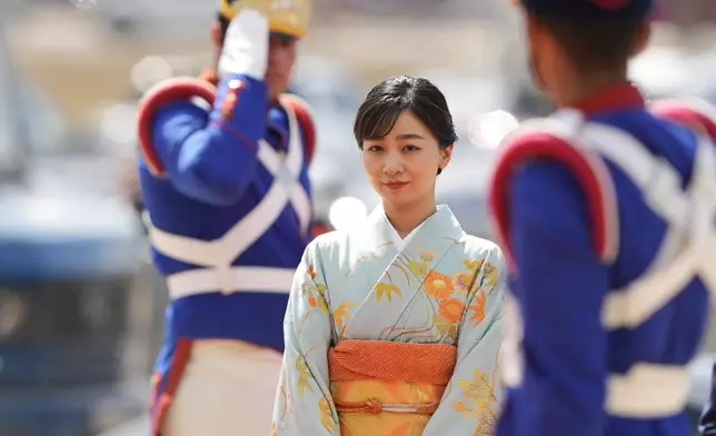 Japan's Princess Kako of Akishino arrives to Itamaraty Palace in Brasilia, Brazil, Wednesday, June 11, 2025. (AP Photo/Eraldo Peres)