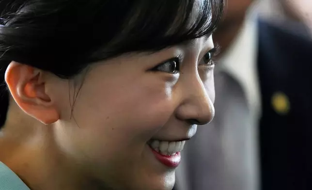 Japan's Princess Kako of Akishino arrives to Congress for a session in her honor by the Chamber of Deputies in Brasilia, Brazil, Wednesday, June 11, 2025. (AP Photo/Eraldo Peres)