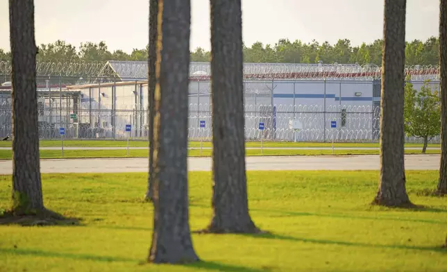 The La Salle Detention Facility is seen in Jena, La., Friday, June 20, 2025. (AP Photo/Matthew Hinton)