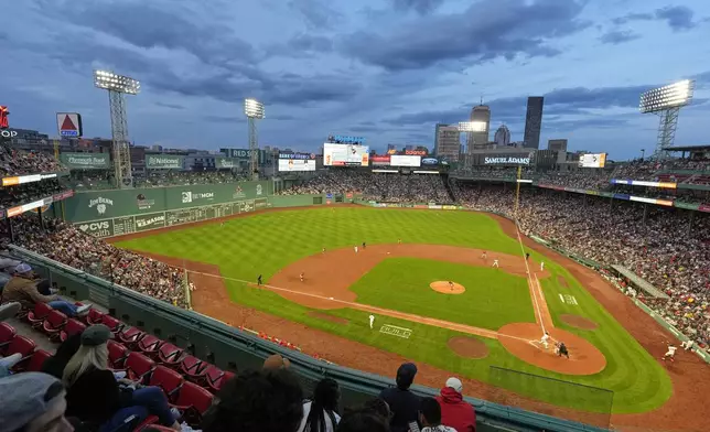 The Boston Red Sox host the Los Angeles Angels at Fenway Park, Monday, June 2, 2025, in Boston. (AP Photo/Robert F. Bukaty)