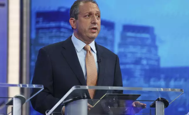 Democratic mayoral candidate Brad Lander speaks during a Democratic mayoral primary debate, Wednesday, June 4, 2025, in New York. (AP Photo/Yuki Iwamura, Pool)
