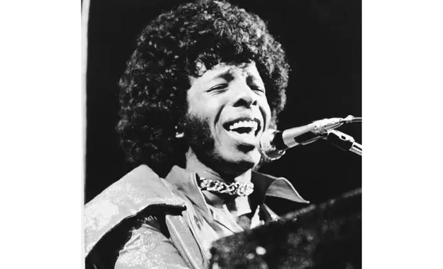 FILE - Rock star Sylvester "Sly" Stone of Sly and the Family Stone appears in April 1972. (AP Photo, File)