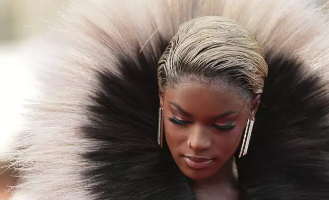 Didi-Stone poses for photographers upon arrival at the premiere of the film 'The History of Sound' at the 78th international film festival, Cannes, southern France, May 21, 2025. (Photo by Scott A Garfitt/Invision/AP)