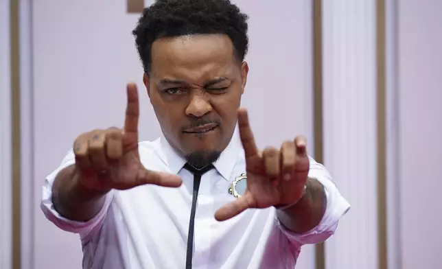 Bow Wow arrives at the BET Awards on Monday, June 9, 2025, at the Peacock Theater in Los Angeles. (Photo by Jordan Strauss/Invision/AP)