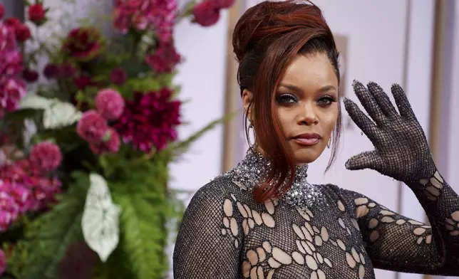 Andra Day arrives at the BET Awards on Monday, June 9, 2025, at the Peacock Theater in Los Angeles. (Photo by Jordan Strauss/Invision/AP)
