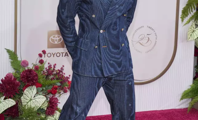 Kirk Franklin arrives at the BET Awards on Monday, June 9, 2025, at the Peacock Theater in Los Angeles. (Photo by Jordan Strauss/Invision/AP)