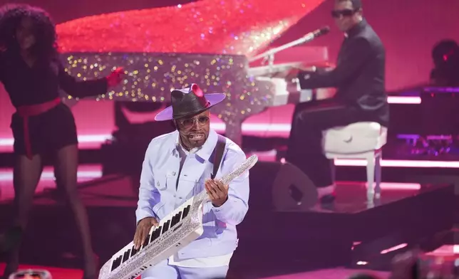 Teddy Riley performs during the BET Awards on Monday, June 9, 2025, at the Peacock Theater in Los Angeles. (AP Photo/Chris Pizzello)