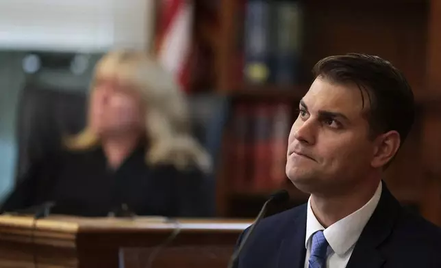 Expert Daniel Wolfe returns to the stand in the murder retrial of Karen Read in Norfolk Superior Court, Monday June 9, 2025, in Dedham, Mass. (Pat Greenhouse/The Boston Globe via AP, Pool)