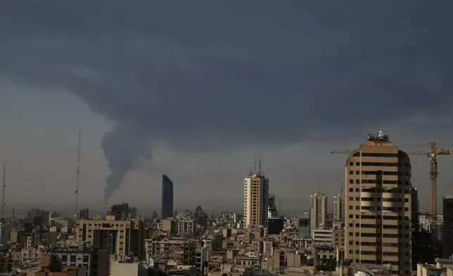 Huge smoke rises up from an oil facility facility after it appeared to have been hit by an Israeli strike Saturday, in southern Tehran, Iran, Sunday, June 15, 2025. (AP Photo)