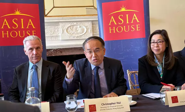 SFST showcases to UK community Hong Kong's determination to expand international financial co-operation  Source: HKSAR Government Press Releases