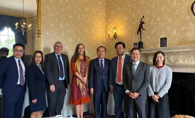 SFST showcases to UK community Hong Kong's determination to expand international financial co-operation  Source: HKSAR Government Press Releases