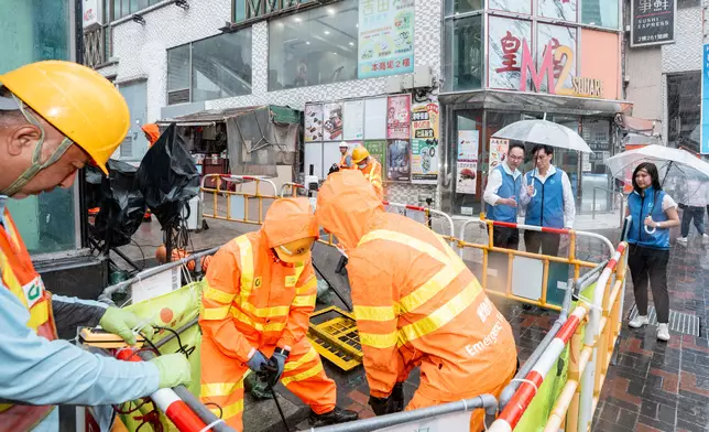 DSD implements flood prevention measures to cope with Tropical Storm Wutip  Source: HKSAR Government Press Releases