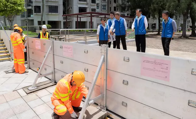 DSD implements flood prevention measures to cope with Tropical Storm Wutip  Source: HKSAR Government Press Releases