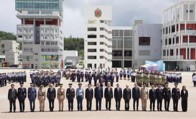 Security Bureau holds Flag Raising Ceremony by Disciplined Services and Youth Groups for Commemorating 5th Anniversary of Promulgation and Implementation of Hong Kong National Security Law (with photos/video) Source: HKSAR Government Press Releases