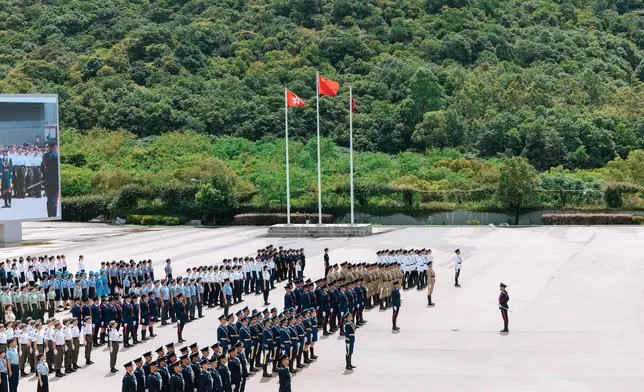 Security Bureau holds Flag Raising Ceremony by Disciplined Services and Youth Groups for Commemorating 5th Anniversary of Promulgation and Implementation of Hong Kong National Security Law (with photos/video) Source: HKSAR Government Press Releases