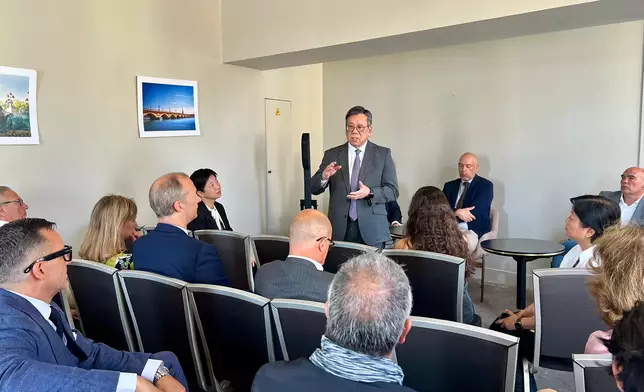 SCED promotes Hong Kong's advantages as wine and liquor trading hub in Bordeaux, France Source: HKSAR Government Press Releases