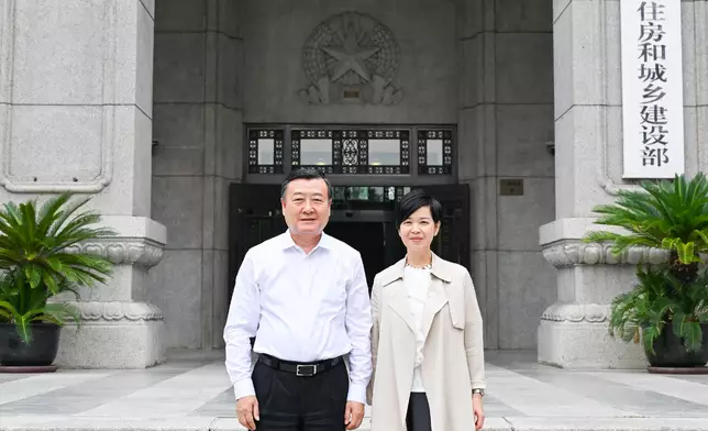 S for Housing calls on Hong Kong and Macao Affairs Office of State Council and Ministry of Housing and Urban-Rural Development in Beijing  Source: HKSAR Government Press Releases