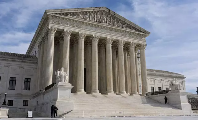FILE - The Supreme Court is seen on Capitol Hill in Washington, Dec. 17, 2024. (AP Photo/J. Scott Applewhite, File)