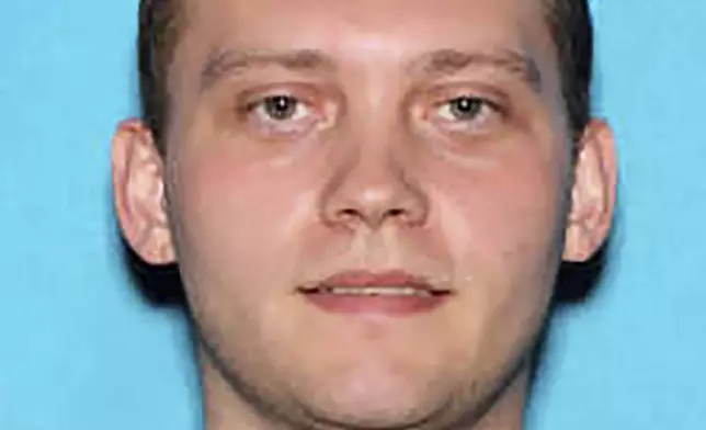 This driver's license photo provided by the Wayne Police Department shows Brian Anthony Browning, who was shot and killed, Sunday, June 22, 2025 by security staff at CrossPointe Community Church after authorities say he opened fire outside the church. (Wayne Police Department via AP)