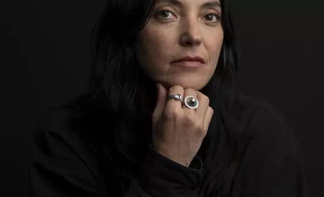 Sharon Van Etten poses for a portrait in Los Angeles, Monday, May 19, 2025. (AP Photo/Jae C. Hong)
