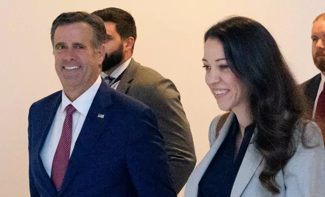 CIA Director John Ratcliffe departs a classified briefing for senators at the Capitol on Capitol Hill, Thursday, June 26, 2025, in Washington. (AP Photo/Rod Lamkey, Jr.)