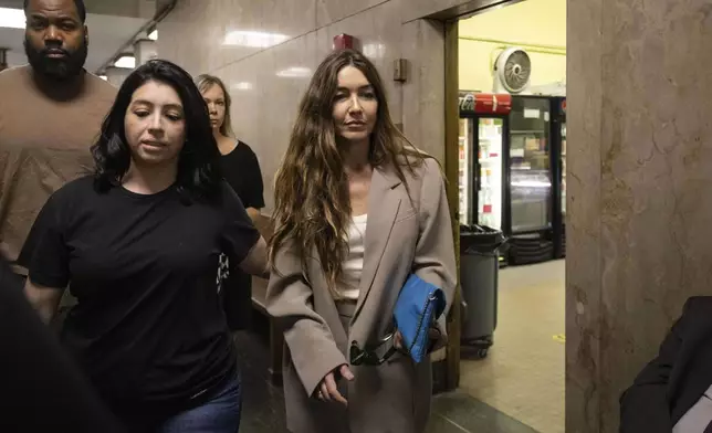 Mimi Haley leaves Manhattan criminal court, Thursday, June 12, 2025 in New York. (AP Photo/Yuki Iwamura)