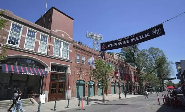 -Fenway Park is seen Tuesday, June 3, 2025, in Boston. (AP Photo/Robert F. Bukaty)