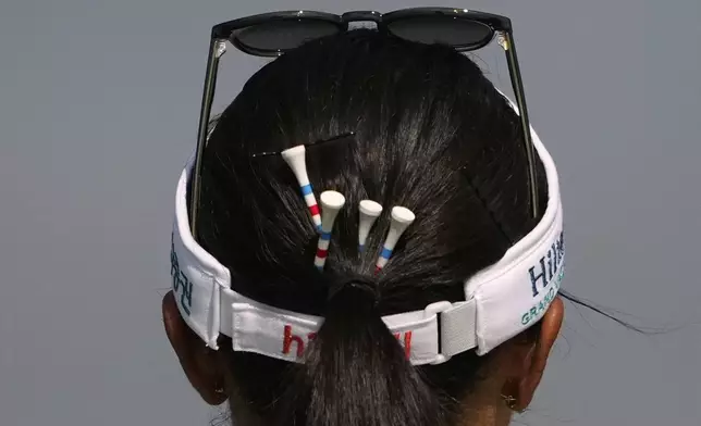 Lydia Ko, of New Zealand, walks off the 15th tee during the first round of the U.S. Women's Open golf tournament at Erin Hills Thursday, May 29, 2025, in Erin, Wis. (AP Photo/Matt York)