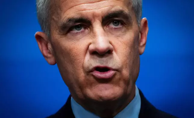 Canadian Prime Minister Mark Carney holds a closing press conference following the NATO Summit in The Hague, Netherlands on Wednesday, June 25, 2025. (Sean Kilpatrick/The Canadian Press via AP)