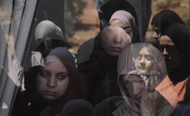 Palestinians attend the funeral of Murshid Nawaf Hamayel, who was killed on Wednesday when Jewish settlers stormed the West Bank village of Kafr Malik, Thursday, June 26, 2025. (AP Photo/Leo Correa)