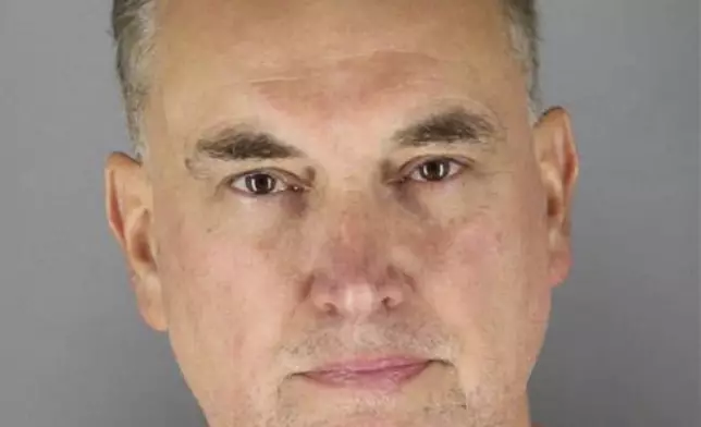 This booking photo provided by the Hennepin County Sheriff's Office shows Vance Boelter in Green Isle, Minn., on June 16, 2025. (Hennepin County Sheriff's Office via AP)