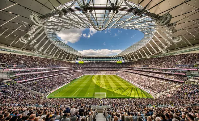 Tottenham Hotspur Stadium, London. Designed by Populous.