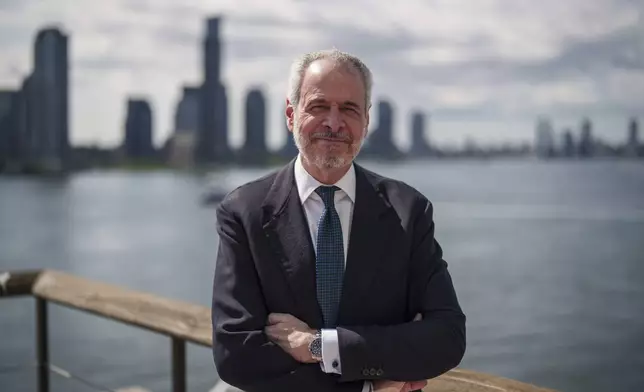 COP30 President-designate André Corrêa do Lago poses for a photograph at the United Nations headquarters on Tuesday, July 22, 2025, in New York. (AP Photo/Adam Gray)