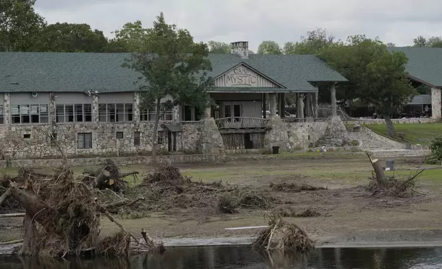 Camp Mystic is shown in Hunt, Texas on Wednesday, July 9, 2025. (AP Photo/Ashley Landis)