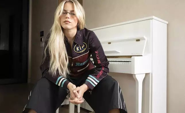 Renee Rapp poses for a portrait on Tuesday, July 22, 2025, in Los Angeles. (Photo by Rebecca Cabage/Invision/AP)