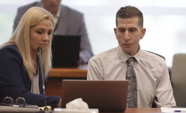 FILE - Bryan Kohberger, charged in the murders of four University of Idaho students, appears at the Ada County Courthouse, July 2, 2025, in Boise, Idaho. (AP Photo/Kyle Green, Pool, File)