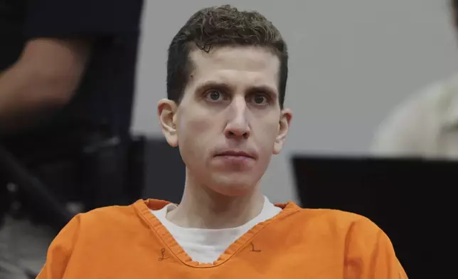 Bryan Kohberger appears at the Ada County Courthouse, for his sentencing hearing, Wednesday, July 23, 2025, in Boise, Idaho, for brutally stabbing four University of Idaho students to death nearly three years ago. (AP Photo/Kyle Green, Pool)