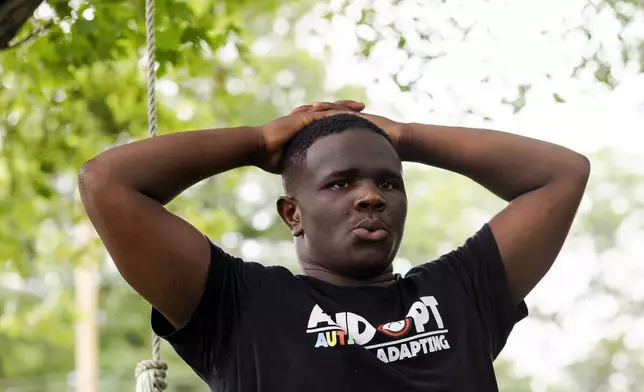 Ricky Hazel poses for portrait on Thursday, July 17, 2025, in Southfield, Mich. (AP Photo/Sylvia Jarrus)