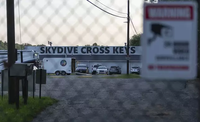 Skydive Cross Keys is seen in Gloucester County, N.J., on Wednesday, July 2, 2025. (Kaiden J. Yu/The Philadelphia Inquirer via AP)