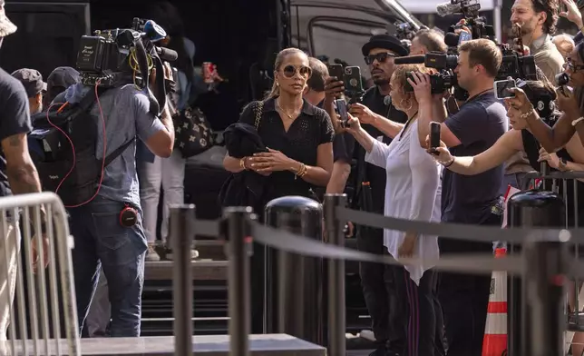 Sarah Chapman arrives at court on Monday, June 30, 2025, in New York. (AP Photo/Yuki Iwamura)