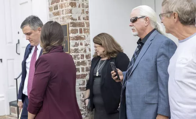 Bhagavan "Doc" Antle leaves the Charleston federal courthouse Tuesday, July 8, 2025 pleaded guilty to two conspiracy charges in 2023, for illegally trafficking animals and trying to cover it up by laundering the money in Charleston, S.C. (Andrew Whitaker/The Post And Courier via AP)