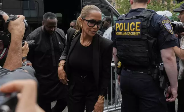 Sarah Chapman arrives back at Manhattan federal court after Sean "Diddy" Combs was convicted of prostitution-related offenses but acquitted of sex trafficking and racketeering charges that could have put one of hip-hop's most celebrated figures behind bars for life, Wednesday, July 2, 2025, in New York. (AP Photo/Yuki Iwamura)