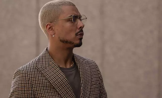 Quincy Brown arrives at court on Monday, June 30, 2025, in New York. (AP Photo/Yuki Iwamura)