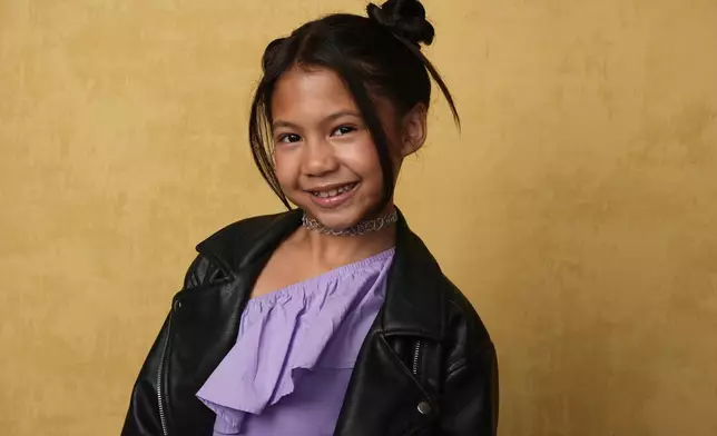 Maia Kealoha poses for a portrait to promote "Lilo &amp; Stitch" during Comic-Con International on Friday, July 25, 2025, in San Diego. (AP Photo/Chris Pizzello)