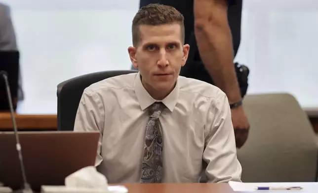 Bryan Kohberger, charged in the murders of four University of Idaho students, appears at the Ada County Courthouse, Wednesday, July 2, 2025, in Boise, Idaho. (AP Photo/Kyle Green, Pool)