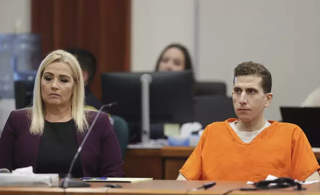 Bryan Kohberger appears at the Ada County Courthouse, for his sentencing hearing, Wednesday, July 23, 2025, in Boise, Idaho, for brutally stabbing four University of Idaho students to death nearly three years ago. (AP Photo/Kyle Green, Pool)