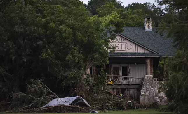 Camp Mystic seen Monday, July 7, 2025, in Hunt, Texas. (AP Photo/Eli Hartman)